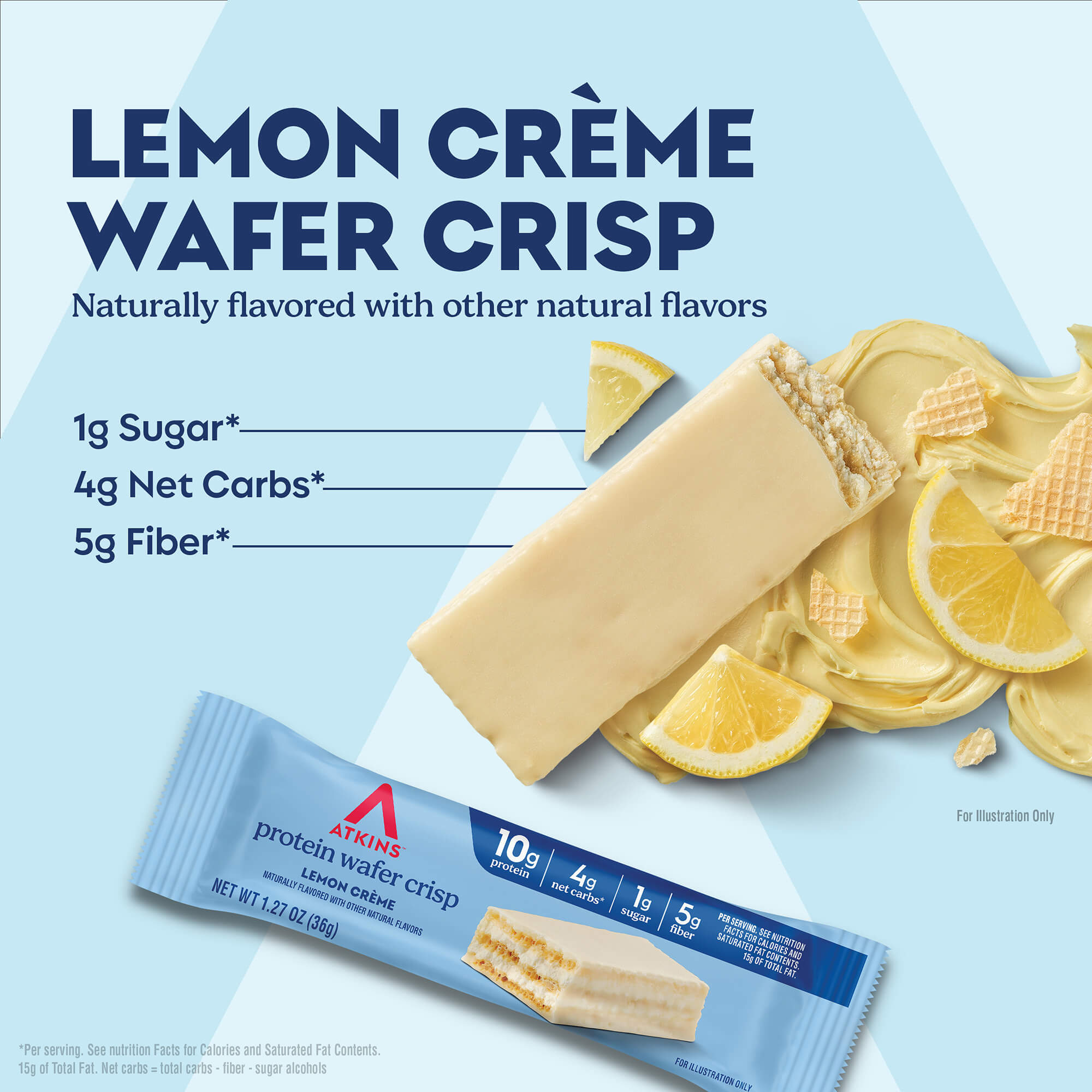 Lemon Cr??me Protein Wafer Crisps - Image 3